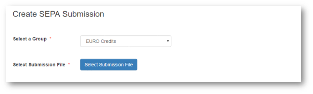 Importing the payment file